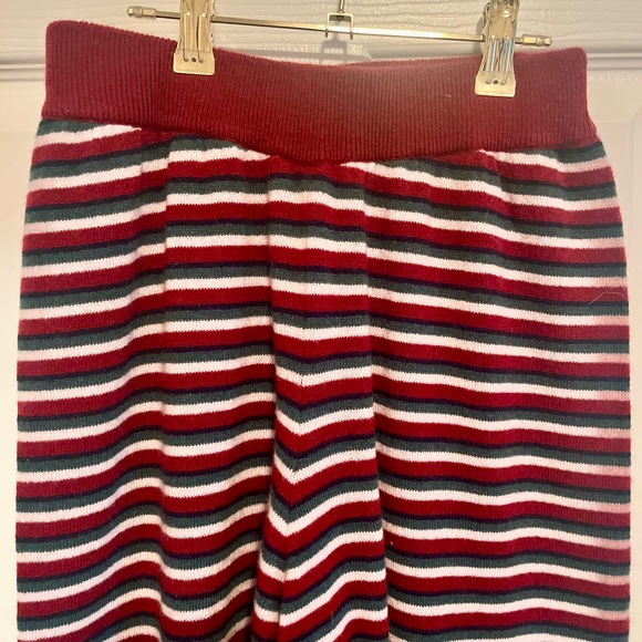 Parke Wool & Cashmere Blend Striped Wide-Leg Pants - Picture 6 of 6